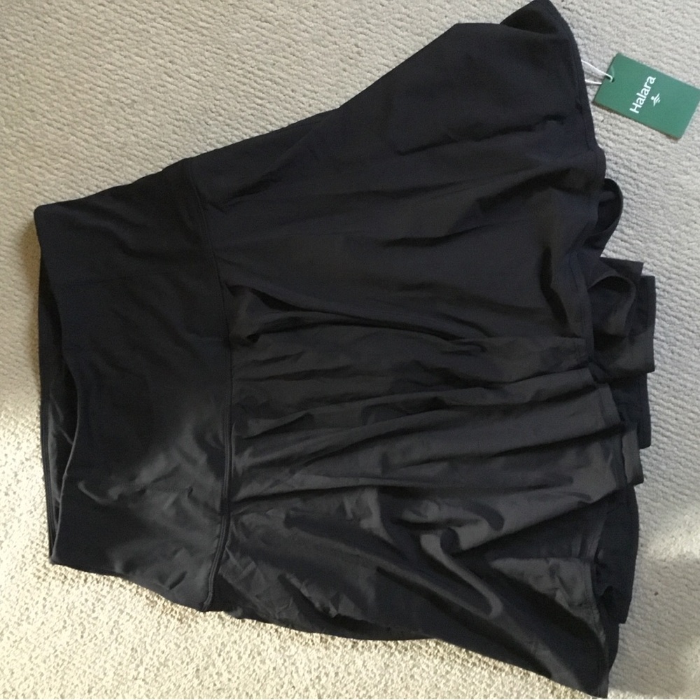 HALARA Black High Low Flare Skirt NWT - Picture 5 of 5